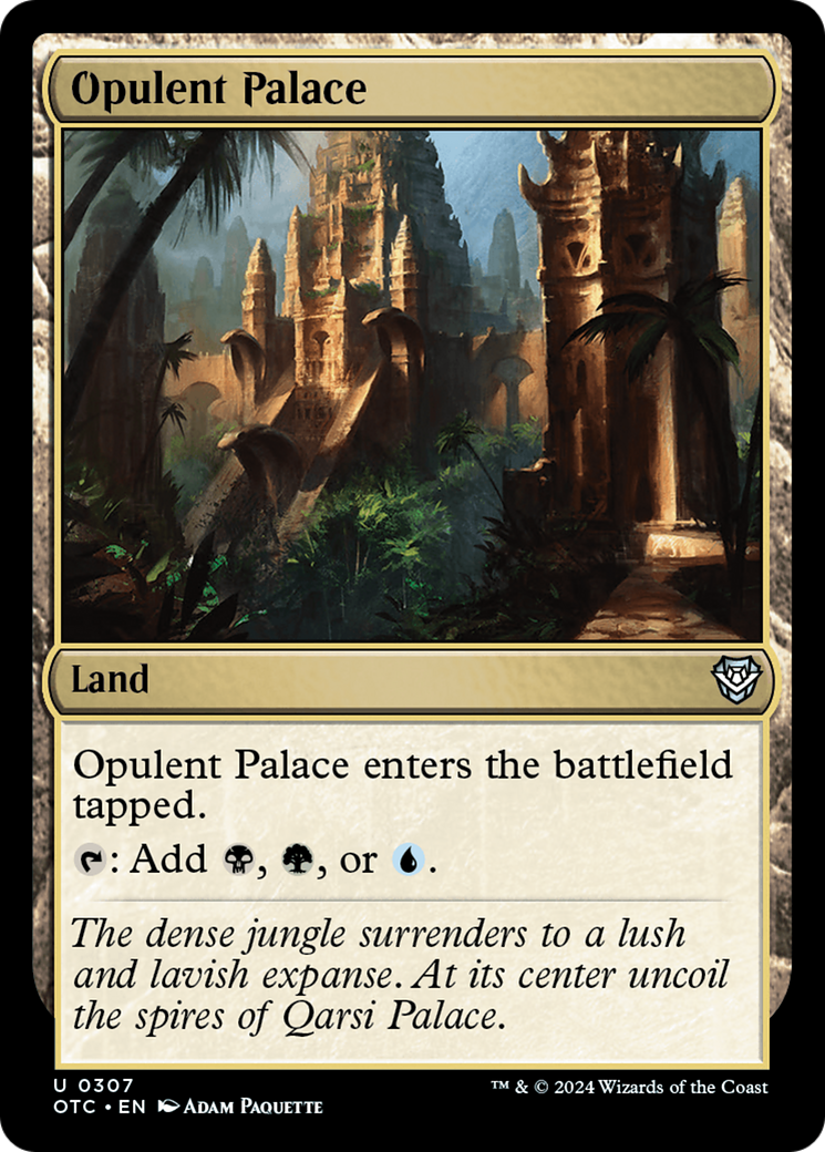 Opulent Palace (307) [Commander: Outlaws of Thunder Junction]