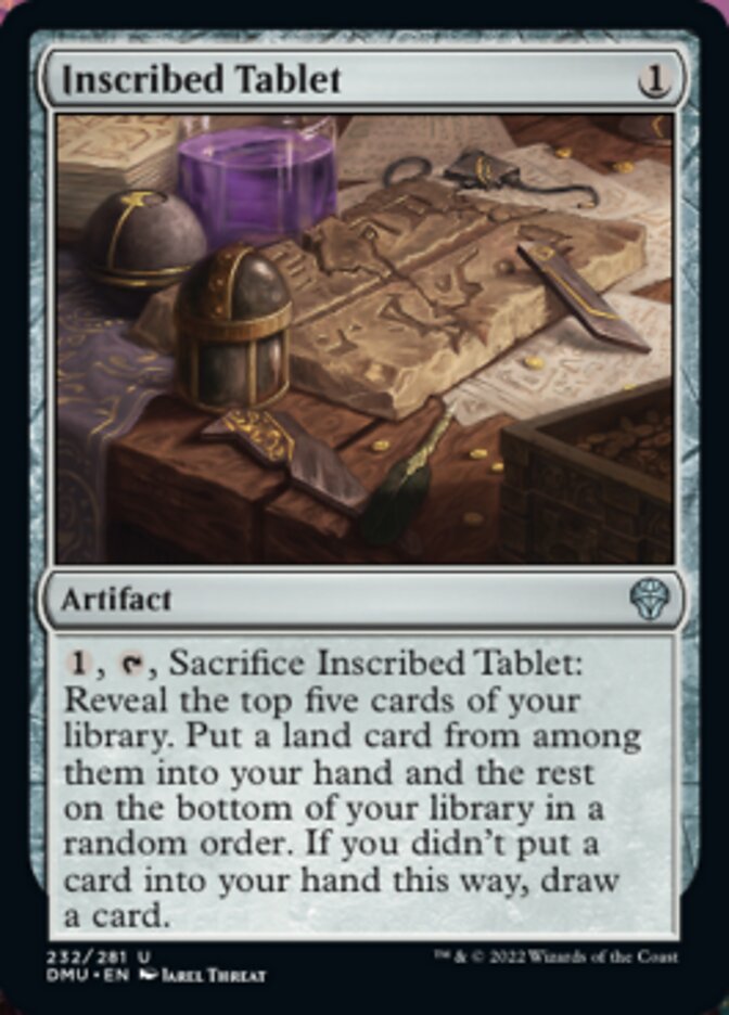 Inscribed Tablet (232) [Dominaria United]