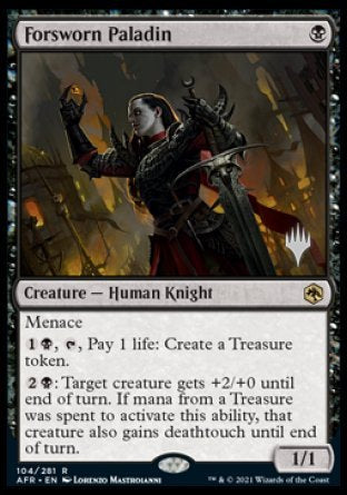 Forsworn Paladin (104) [Promo Pack: Adventures in the Forgotten Realms]