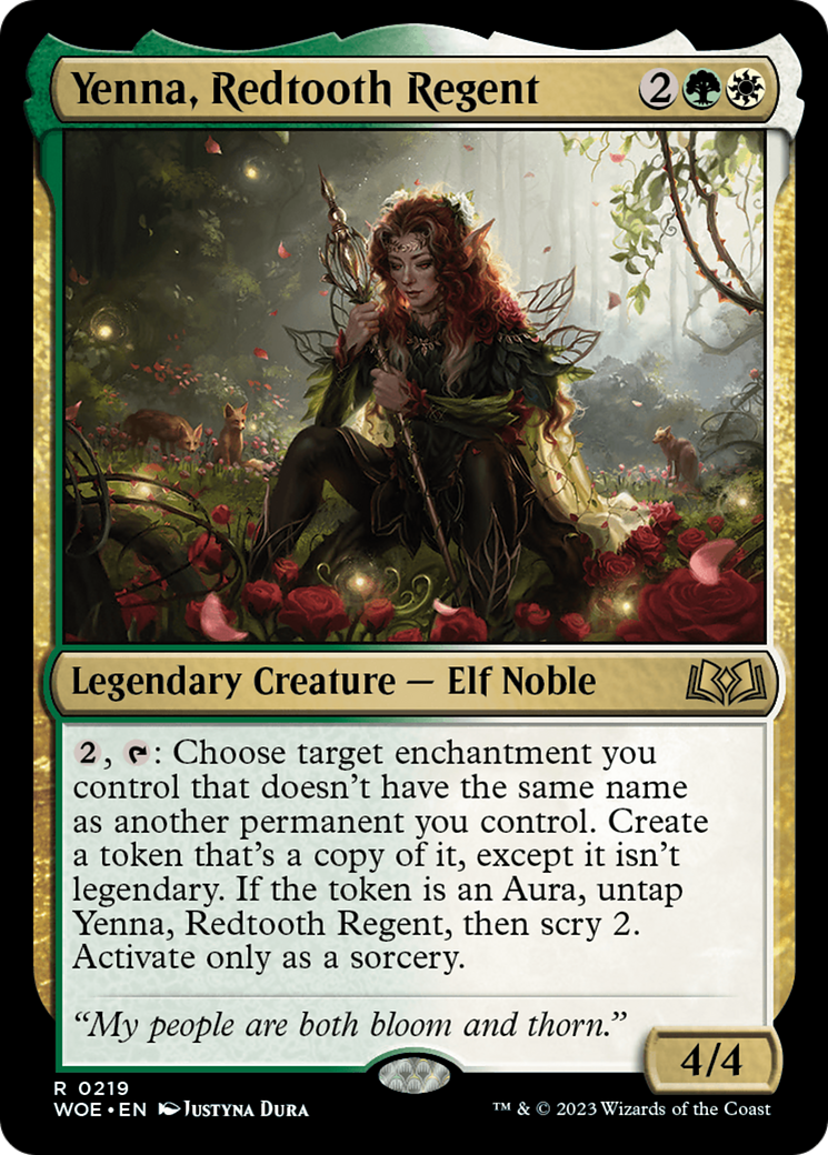 Yenna, Redtooth Regent (219) [Prerelease Cards]
