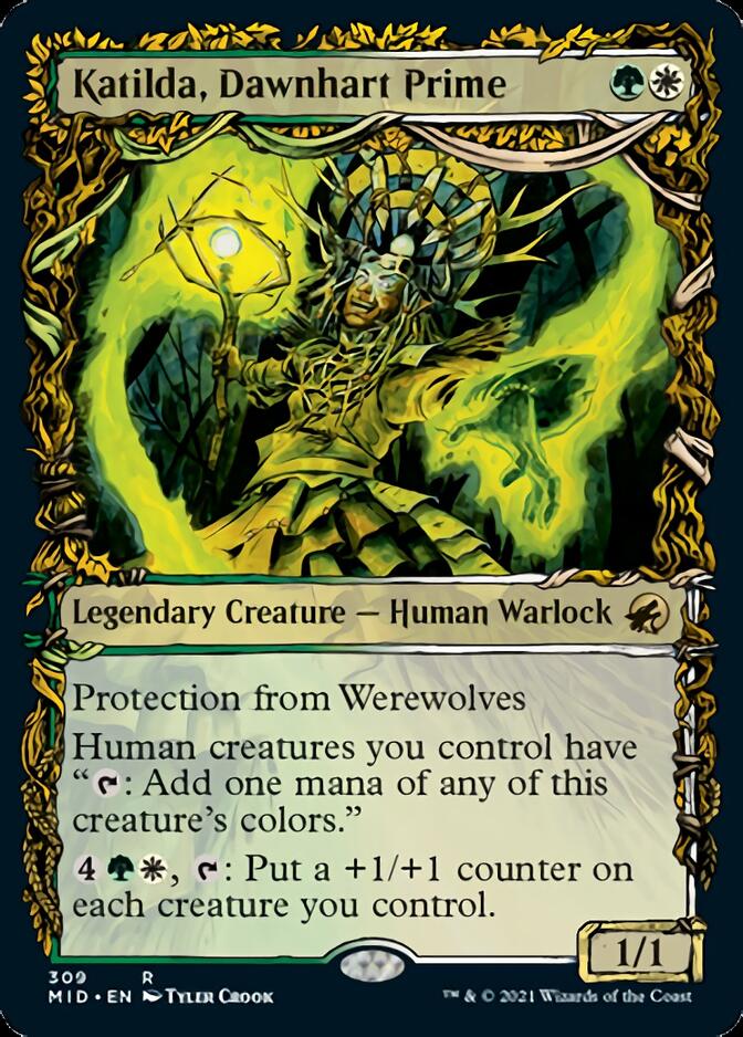 Katilda, Dawnhart Prime (Showcase) (309) [Innistrad: Midnight Hunt]