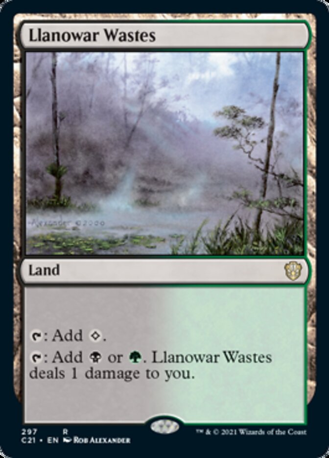 Llanowar Wastes (297) [Commander 2021]