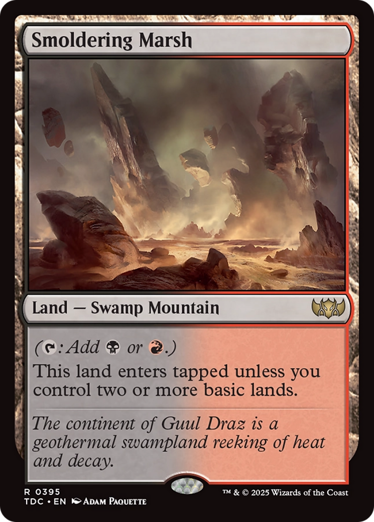 Smoldering Marsh (395) [Commander: Tarkir: Dragonstorm]