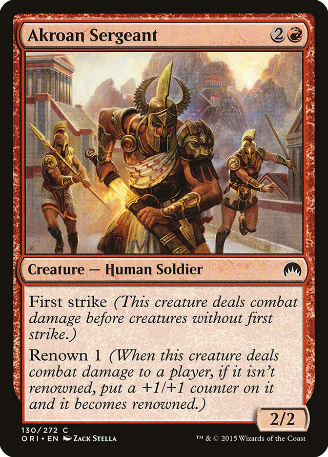 Akroan Sergeant (130) [Magic Origins]