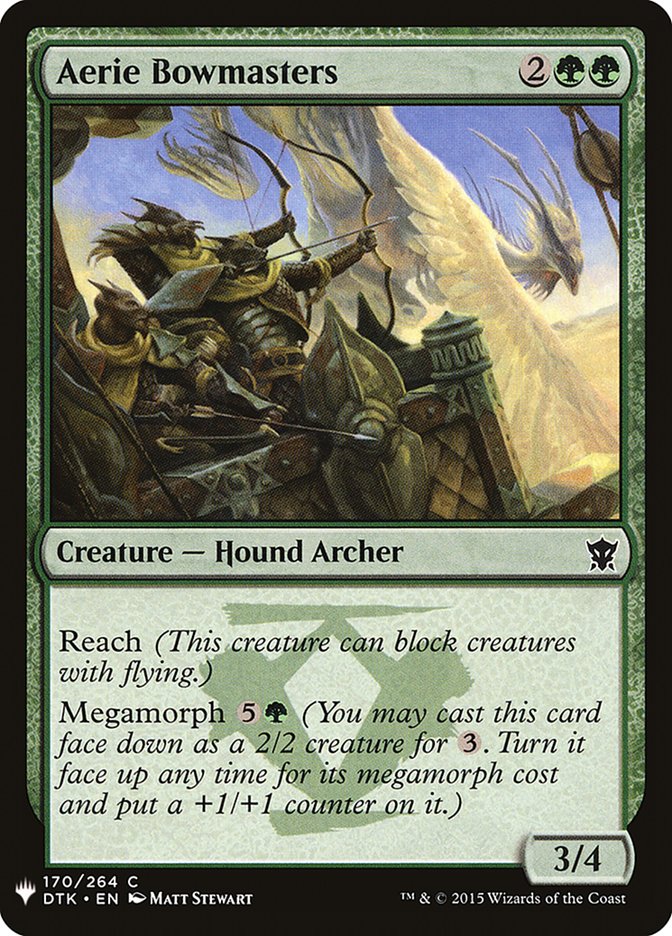 Aerie Bowmasters (170) [The List Reprints]