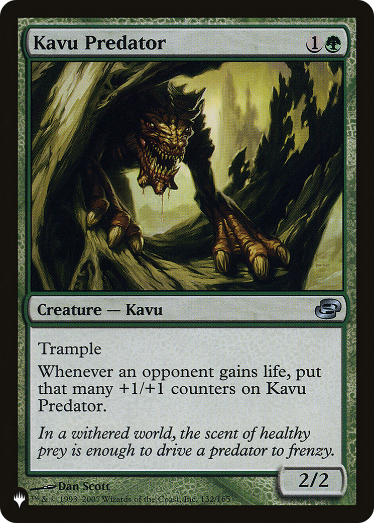 Kavu Predator (132/165) [The List Reprints]