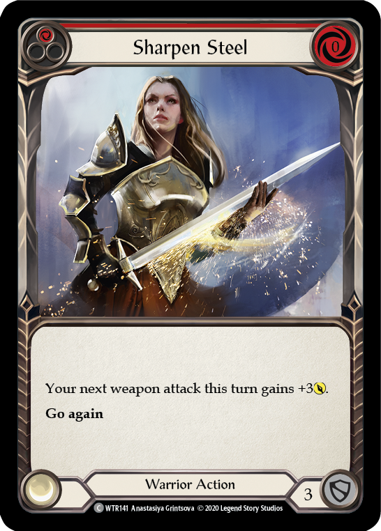 Sharpen Steel (Red) (WTR141) [Welcome to Rathe]