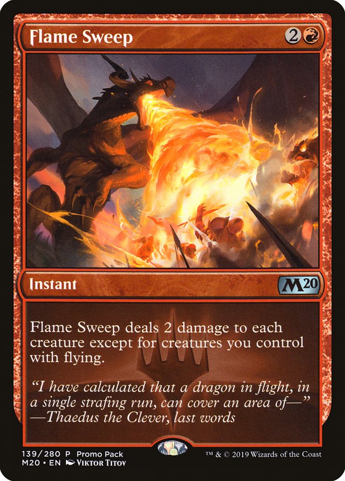 Flame Sweep (139) [Promo Pack: Core Set 2020]