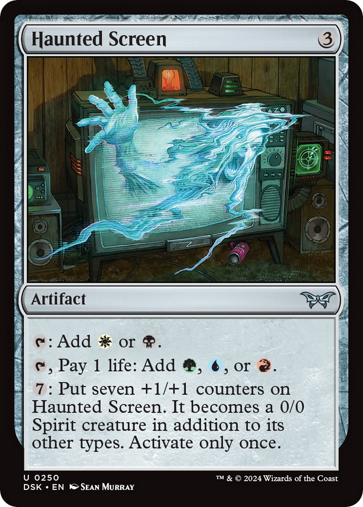 Haunted Screen (250) [Duskmourn: House of Horror]