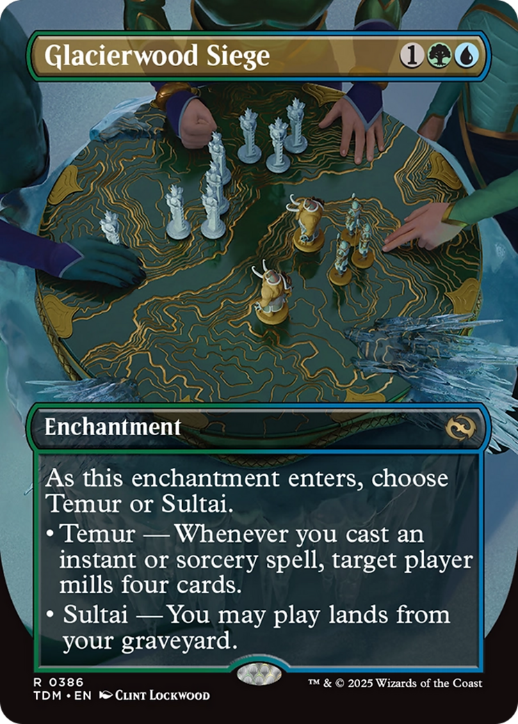 Glacierwood Siege (Borderless) [Tarkir: Dragonstorm]