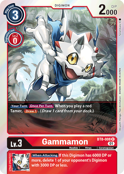 Gammamon (BT8-008 R) [New Awakening]