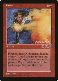 Fireball (Arena League) [Oversize Cards]