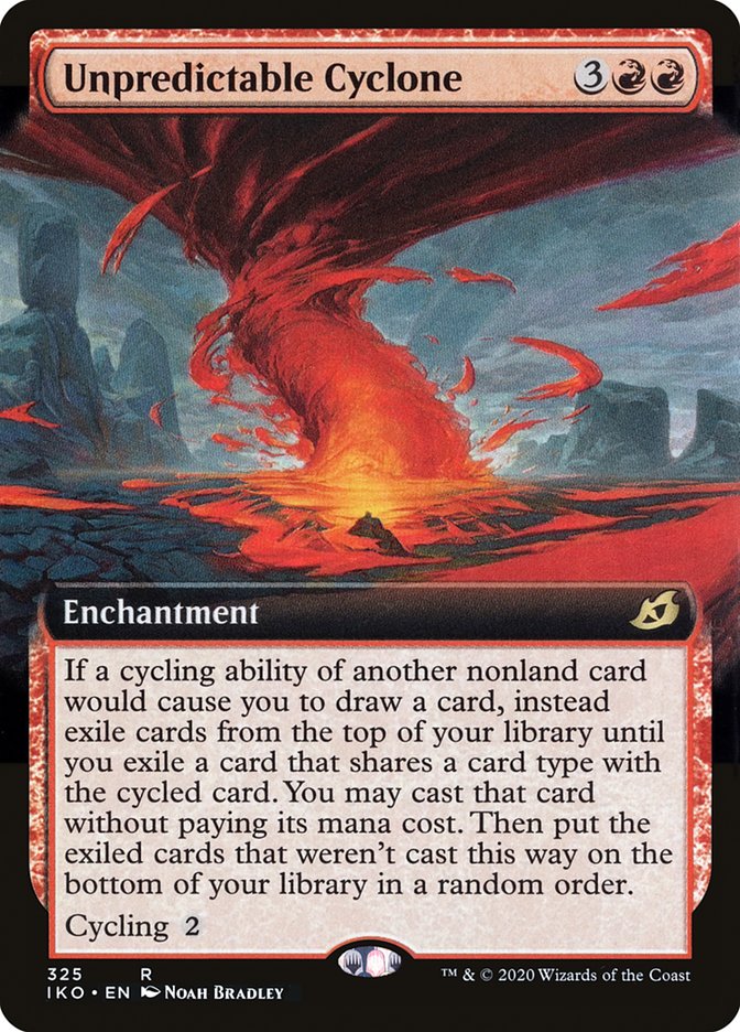 Unpredictable Cyclone (Extended Art) (325) [Ikoria: Lair of Behemoths]