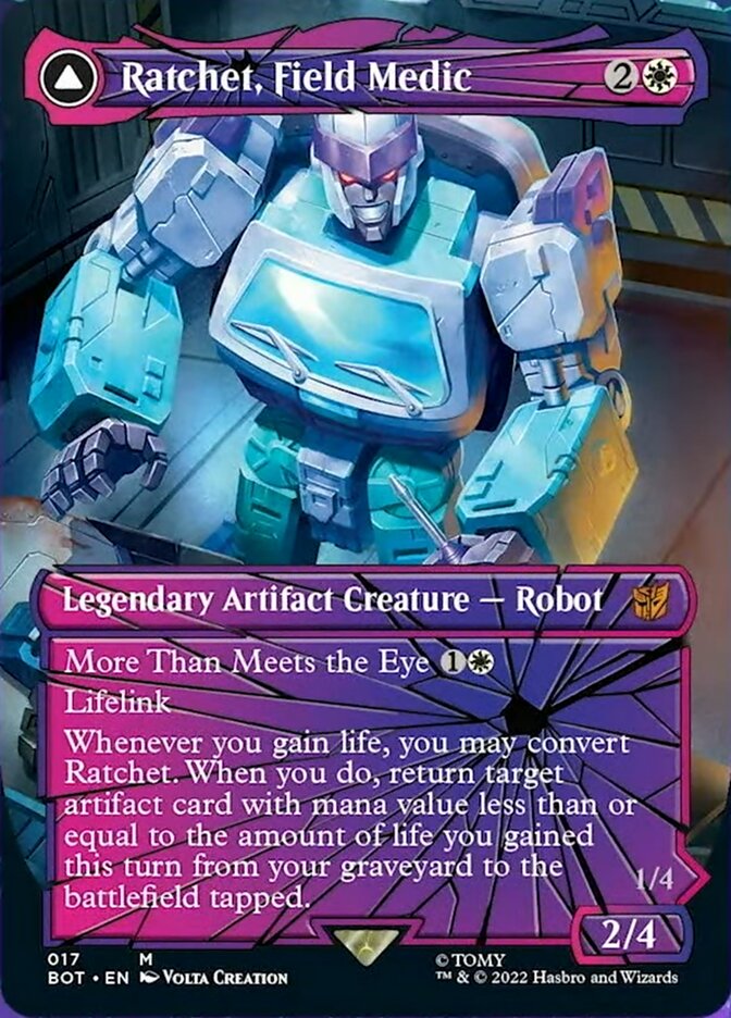 Ratchet, Field Medic (Shattered Glass) (17) [Universes Beyond: Transformers]