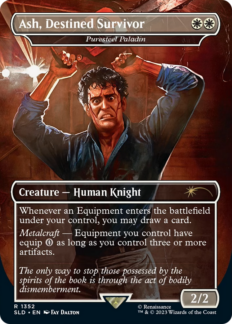 Ash, Destined Survivor - Puresteel Paladin (1352) [Secret Lair Drop Series]
