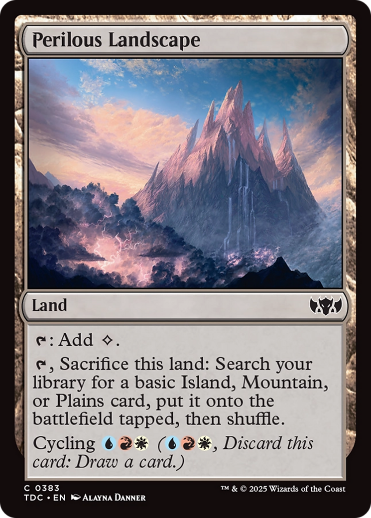 Perilous Landscape (383) [Commander: Tarkir: Dragonstorm]
