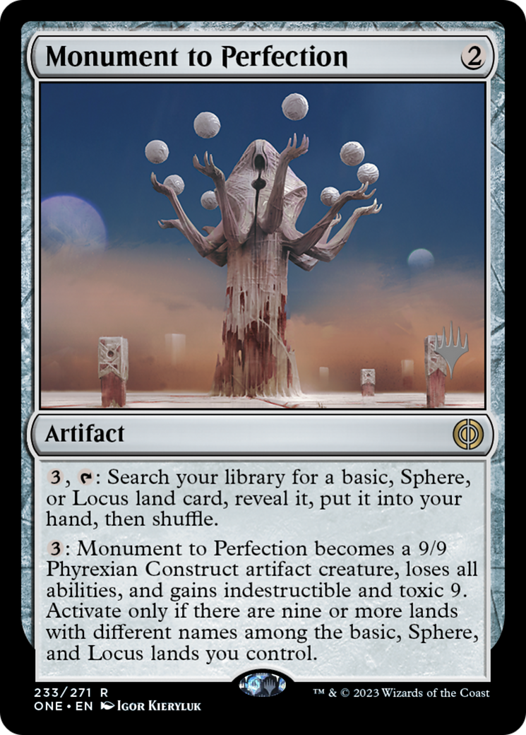Monument to Perfection (233) [Promo Pack: Phyrexia: All Will Be One]