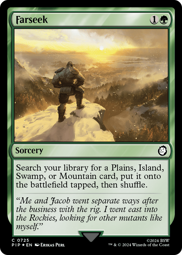 Farseek (Surge Foil) (725) [Universes Beyond: Fallout]