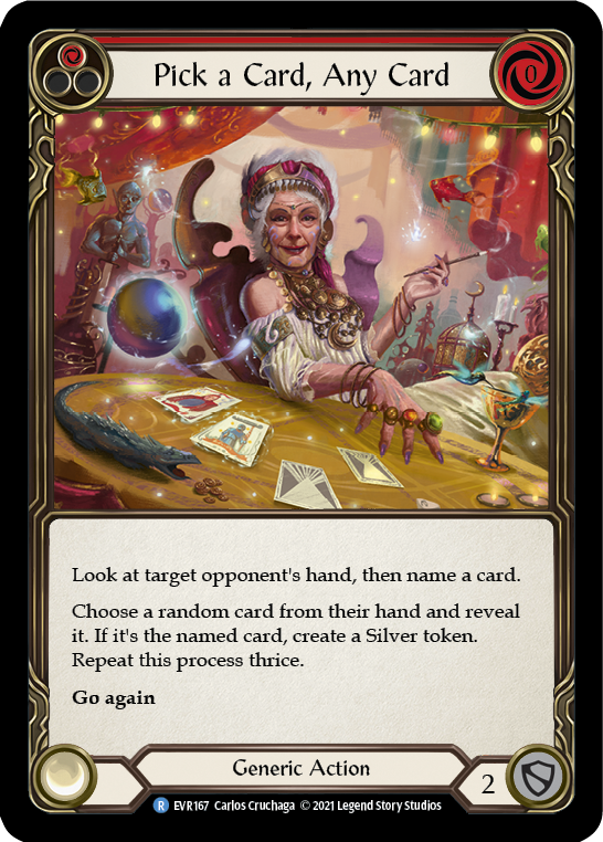 Pick a Card, Any Card (Red) (EVR167) [Everfest]