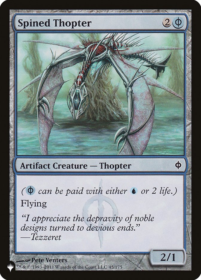 Spined Thopter (45/175) [The List Reprints]