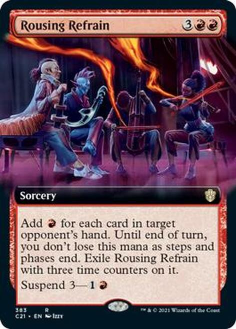 Rousing Refrain (Extended Art) (383) [Commander 2021]