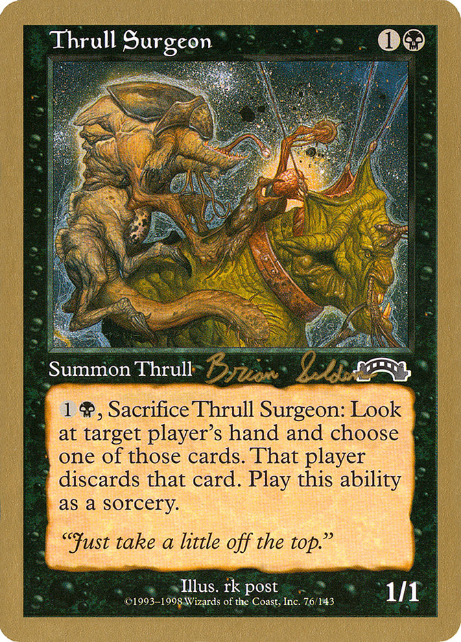 Thrull Surgeon - 1998 Brian Selden (EXO) [World Championship Decks]