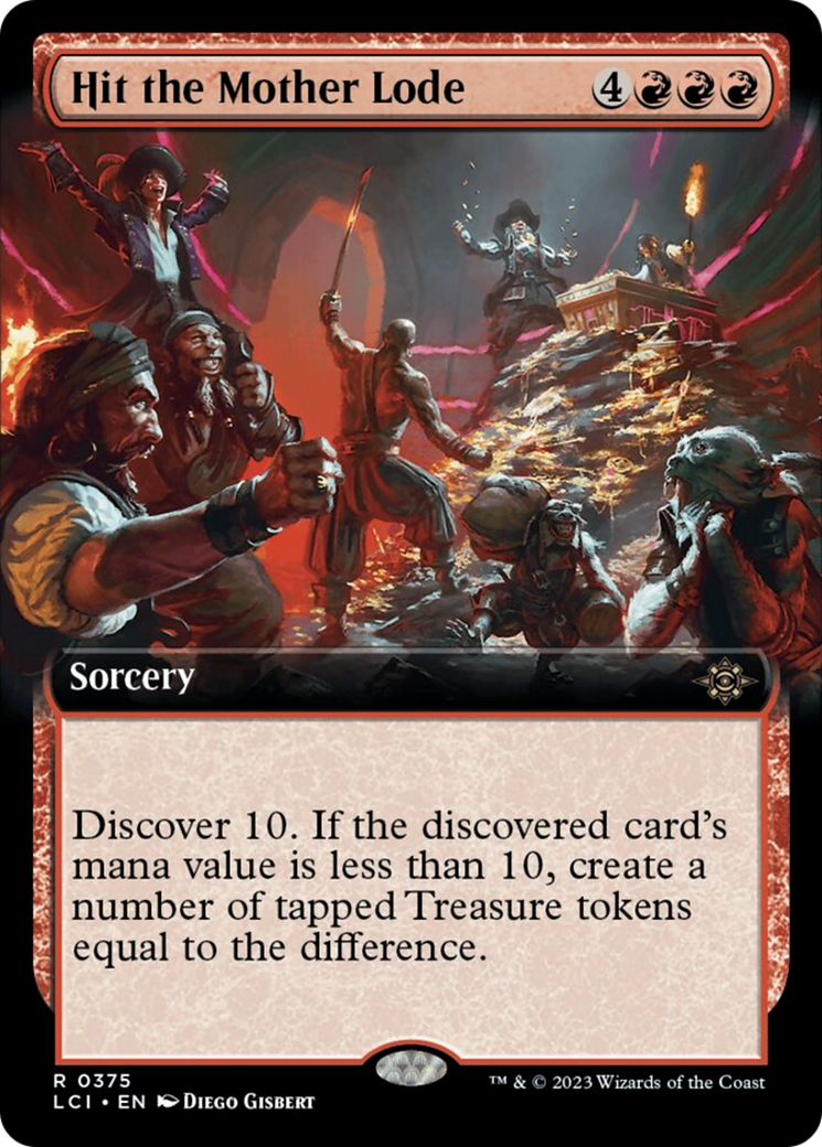 Hit the Mother Lode (Extended Art) (375) [The Lost Caverns of Ixalan]
