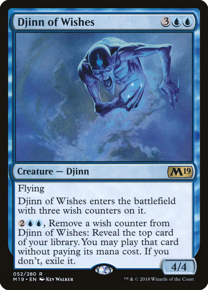 Djinn of Wishes (52) [Core Set 2019]
