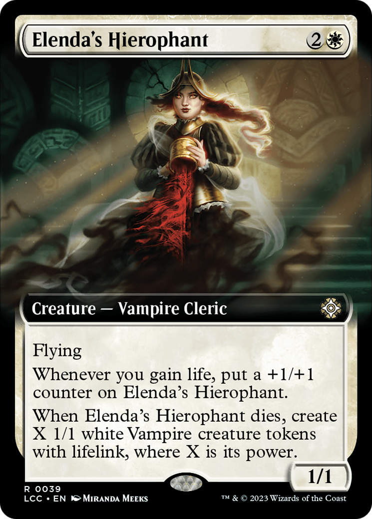 Elenda's Hierophant (Extended Art) (39) [Commander: The Lost Caverns of Ixalan]
