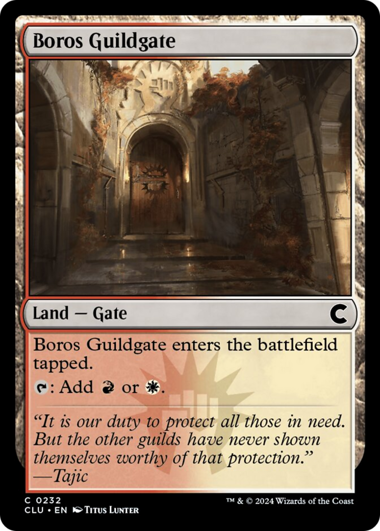 Boros Guildgate (232) [Ravnica: Clue Edition]
