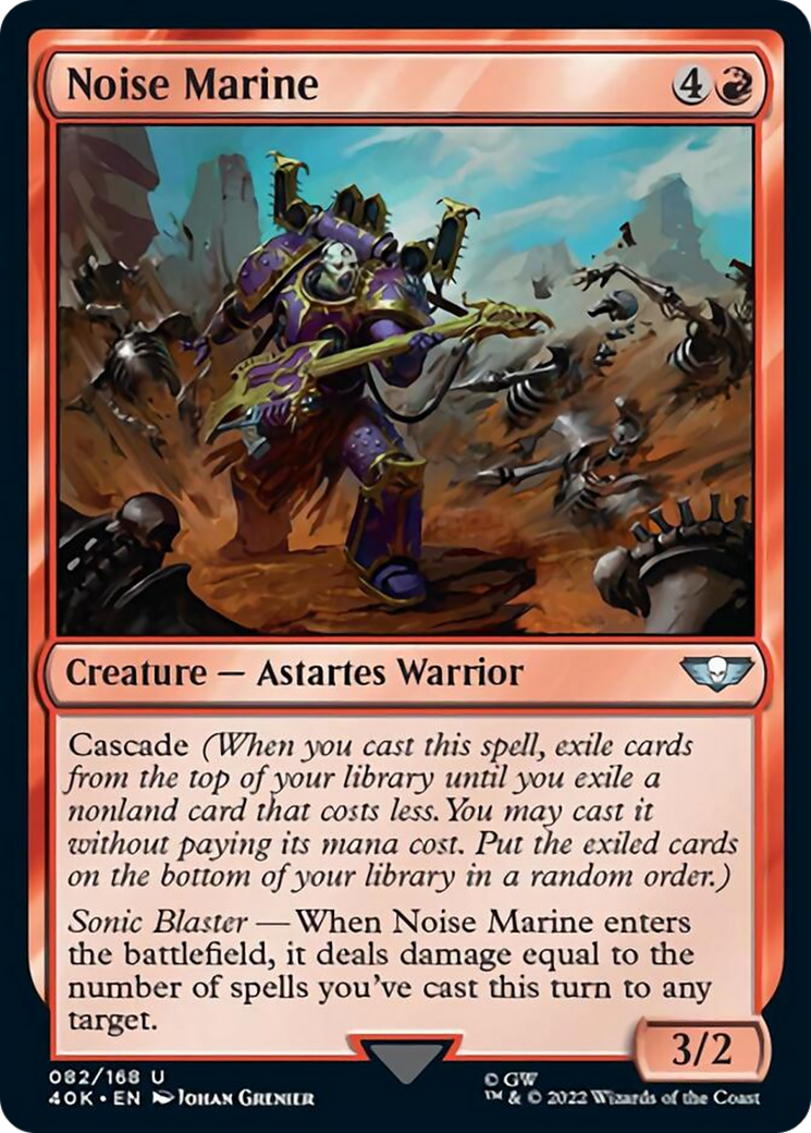 Noise Marine (Surge Foil) (82) [Universes Beyond: Warhammer 40,000]