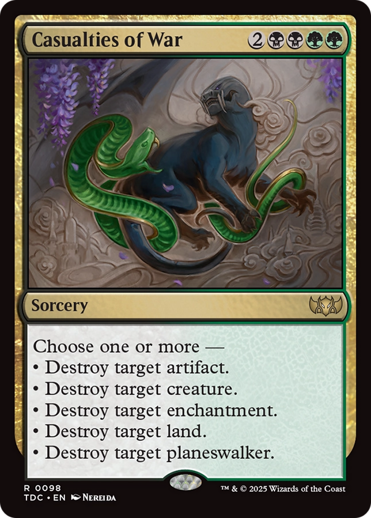 Casualties of War (98) [Commander: Tarkir: Dragonstorm]