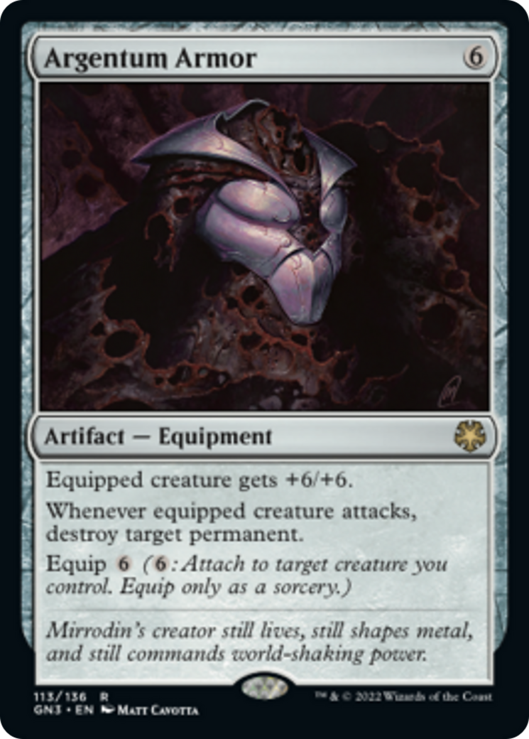 Argentum Armor (113) [Magic Game Night: Free-For-All]
