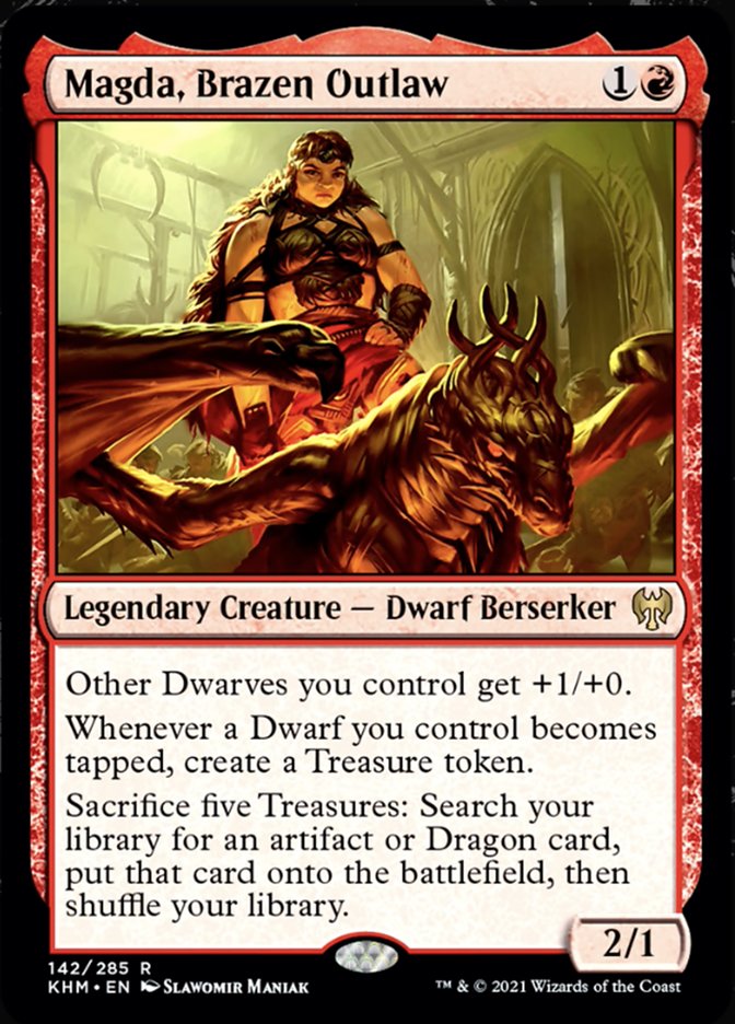 Magda, Brazen Outlaw (142) [Kaldheim]