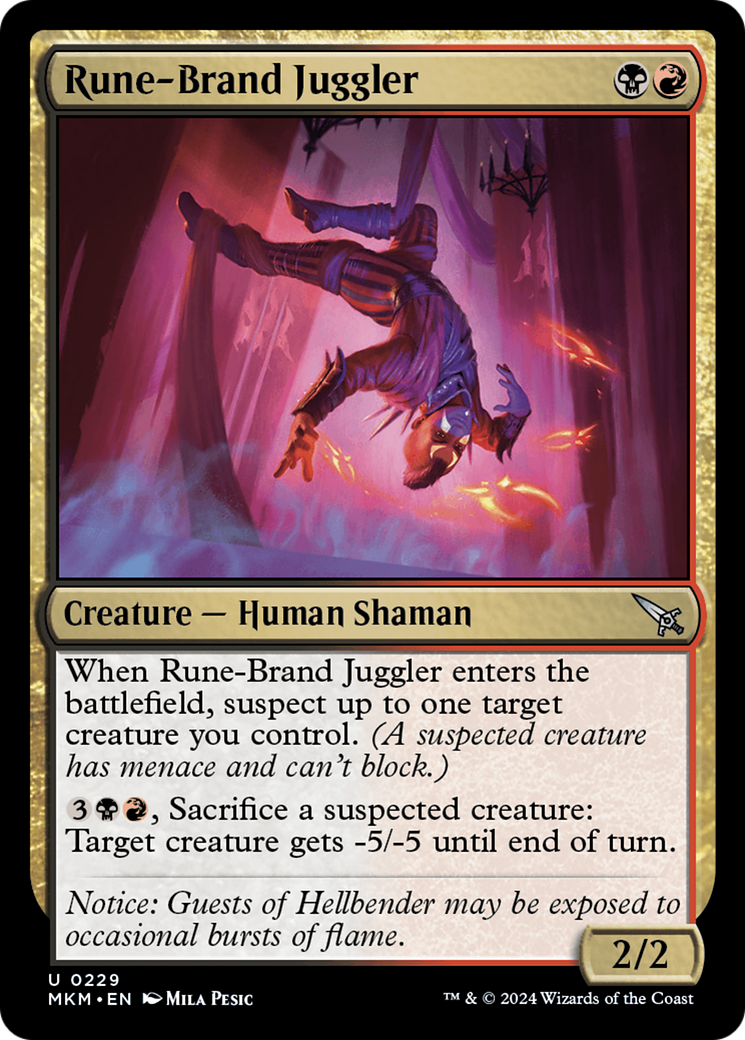 Rune-Brand Juggler (229) [Murders at Karlov Manor]