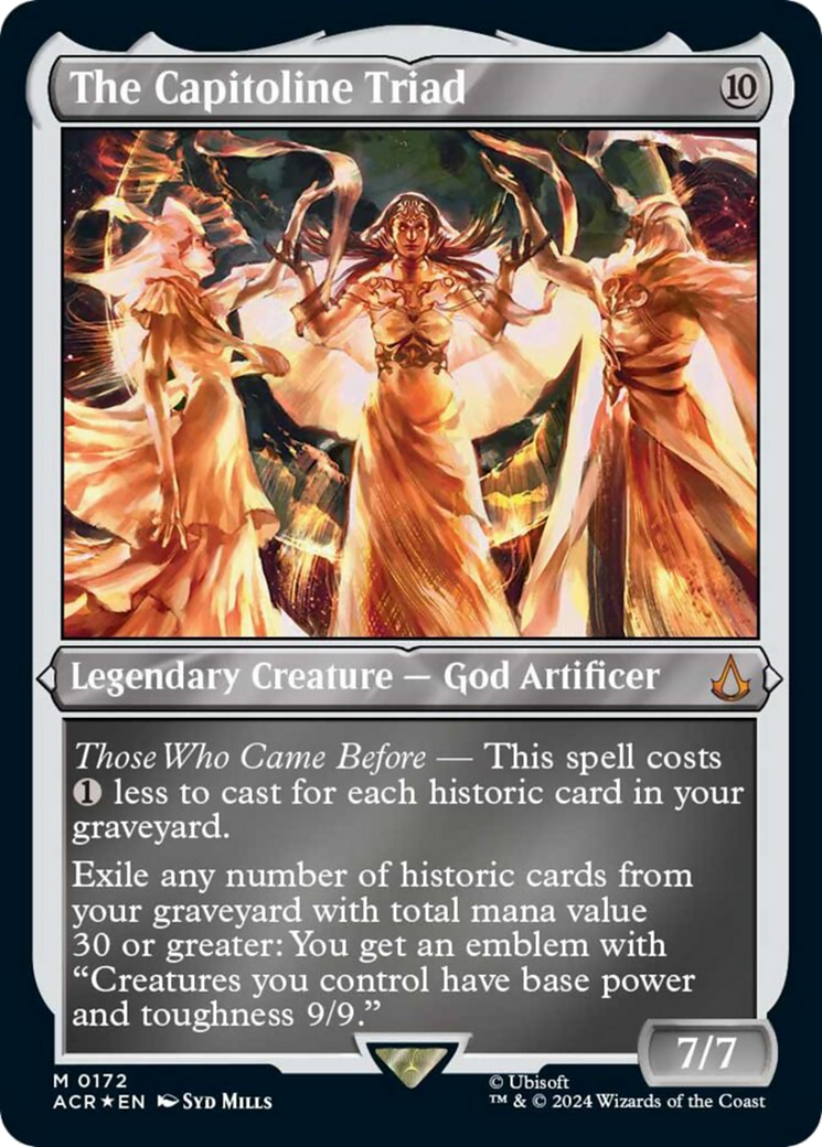 The Capitoline Triad (Foil Etched) (172) [Universes Beyond: Assassin's Creed]
