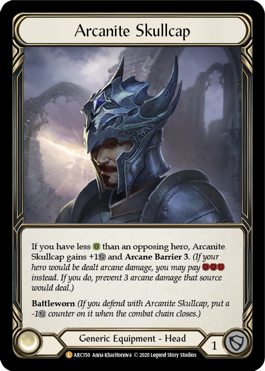 Arcanite Skullcap (ARC150) [Arcane Rising]