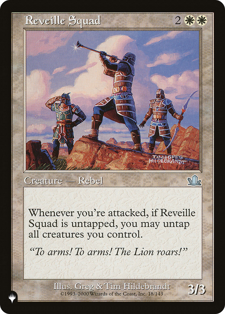 Reveille Squad (18/143) [The List Reprints]
