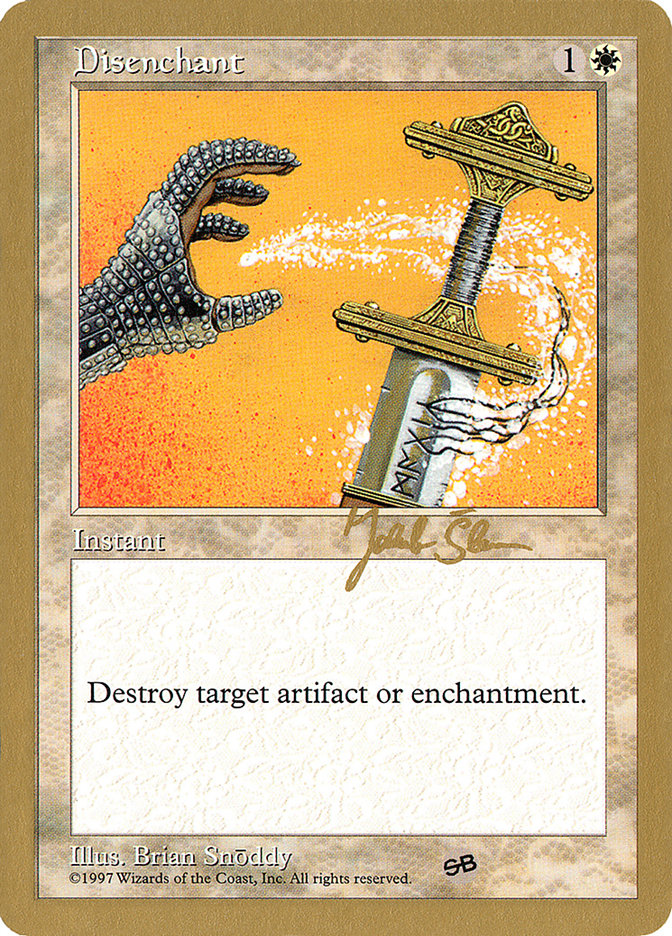 Disenchant - 1997 Jakub Slemr (5ED) (SB) [World Championship Decks]