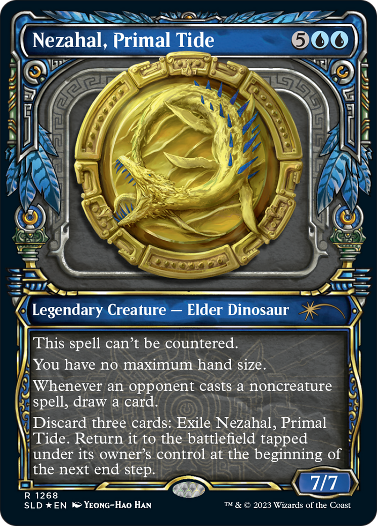 Nezahal, Primal Tide (Halo Foil) (1268) [Secret Lair Drop Series]