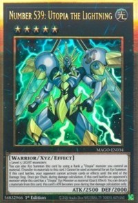 Number S39: Utopia the Lightning (MAGO-EN034) [Maximum Gold]