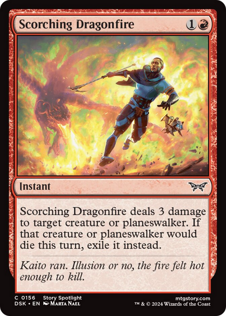 Scorching Dragonfire (156) [Duskmourn: House of Horror]