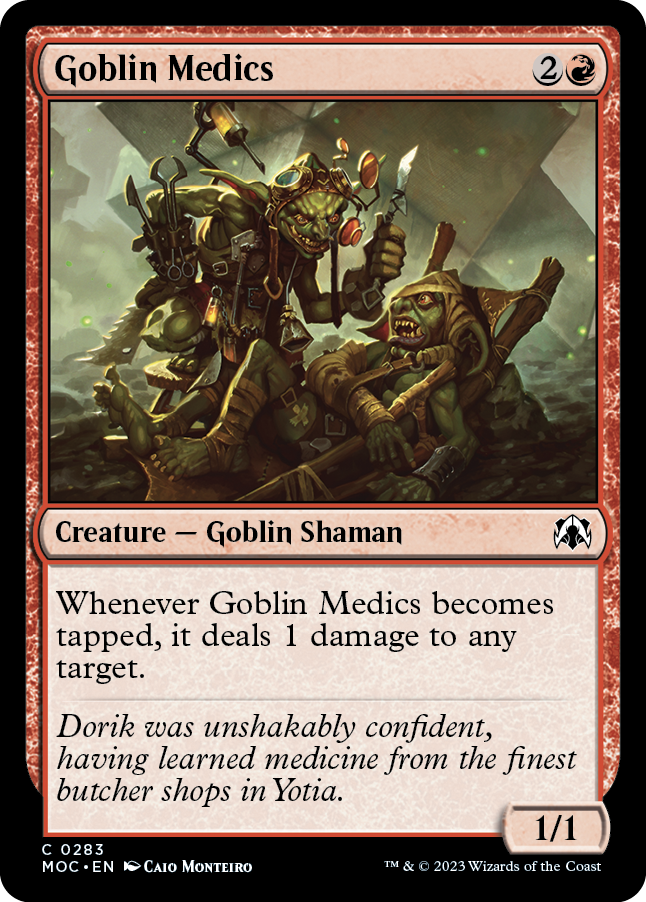 Goblin Medics (283) [Commander: March of the Machine]