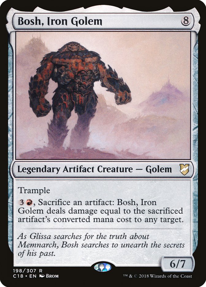 Bosh, Iron Golem (198) [Commander 2018]