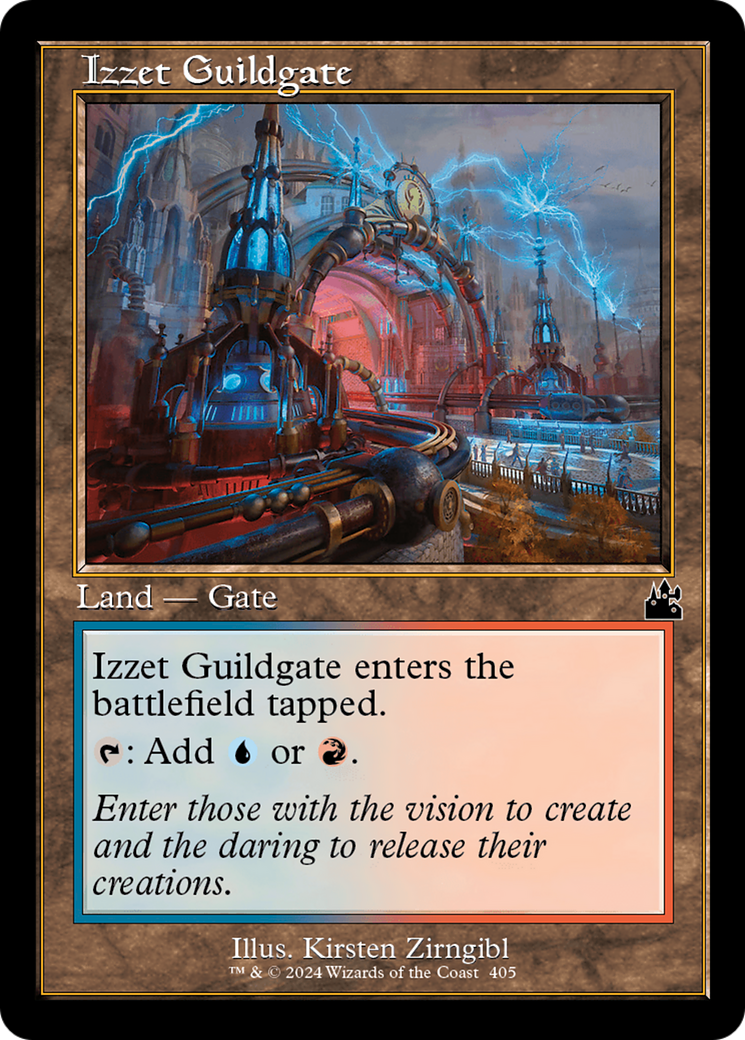 Izzet Guildgate (Retro Frame) (405) [Ravnica Remastered]