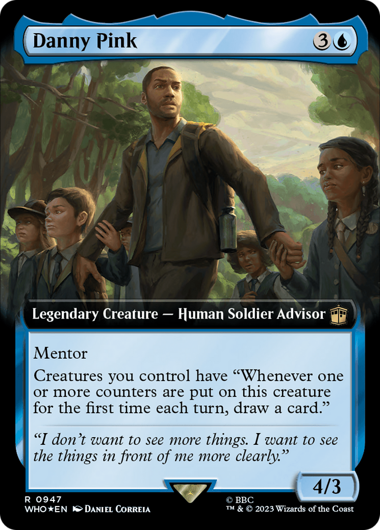 Danny Pink (Extended Art) (Surge Foil) (947) [Universes Beyond: Doctor Who]