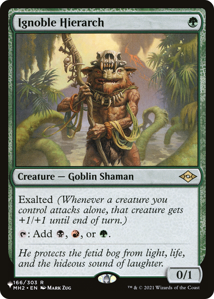 Ignoble Hierarch (166/303) [The List Reprints]