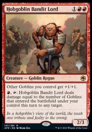 Hobgoblin Bandit Lord (147) [Promo Pack: Adventures in the Forgotten Realms]