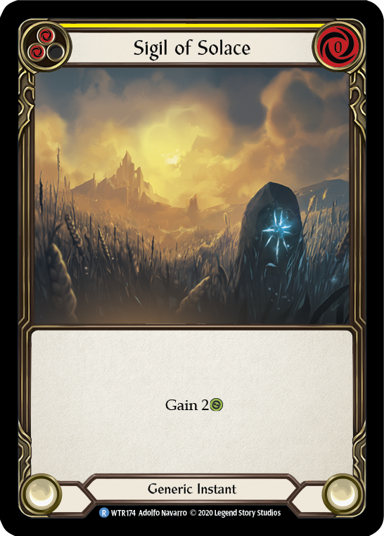 Sigil of Solace (Yellow) (WTR174) [Welcome to Rathe]