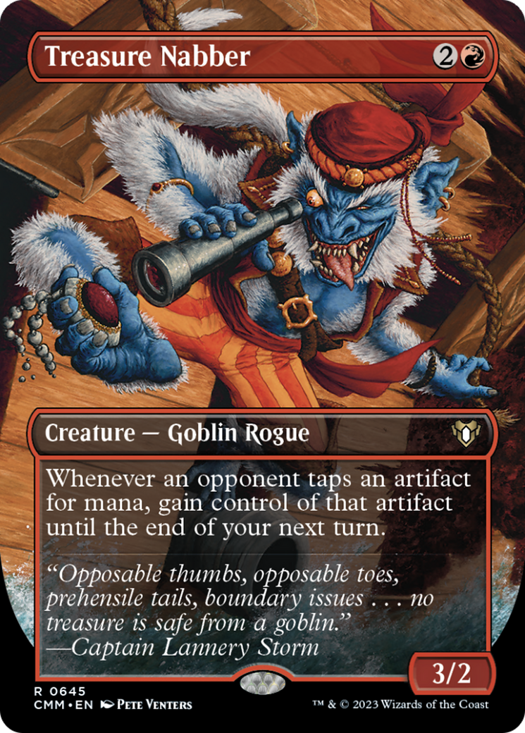 Treasure Nabber (Borderless) (645) [Commander Masters]